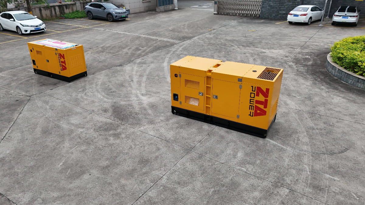 Diesel Genset 200kva Silent Yellow Color