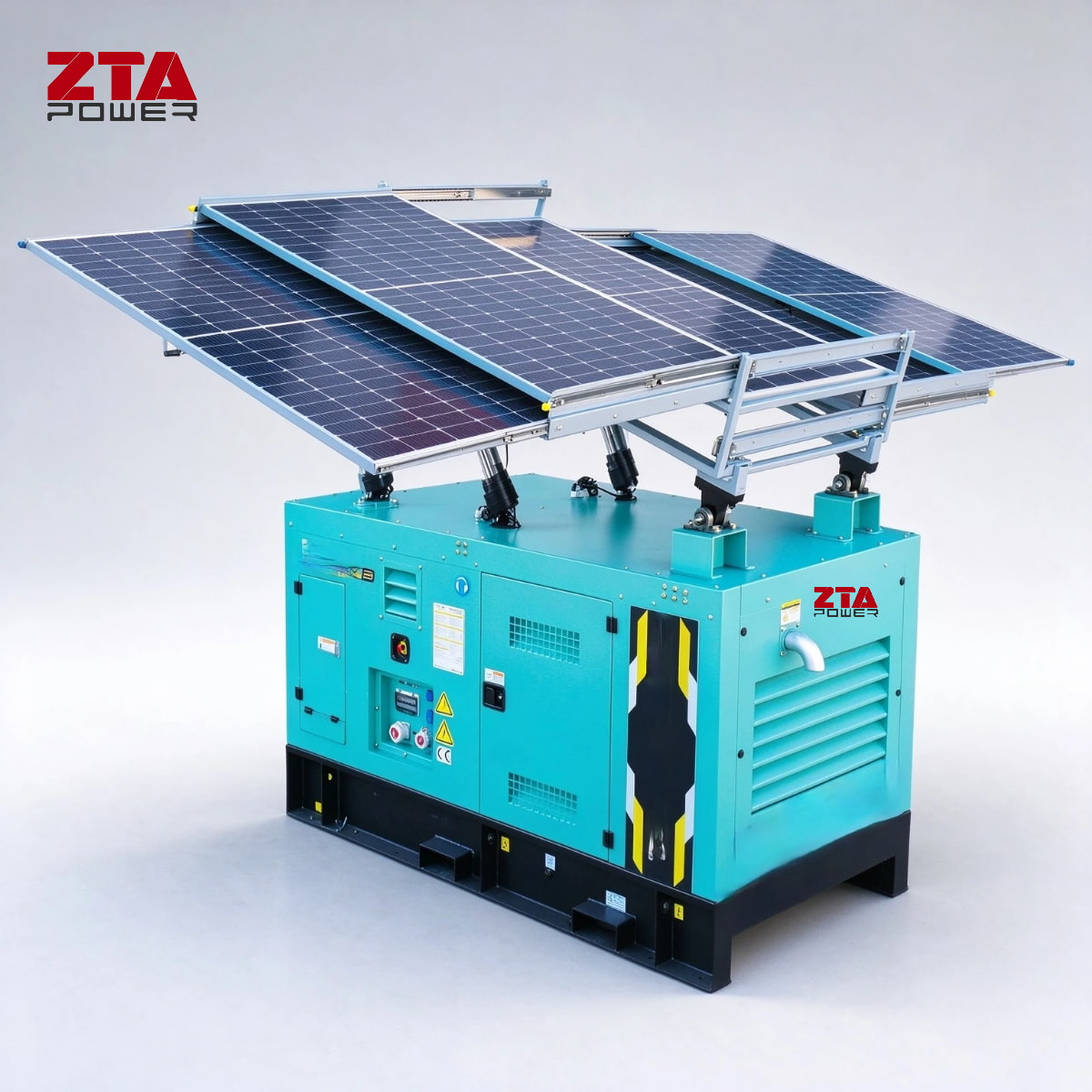 Hybrid Generator Set With Solar Panel